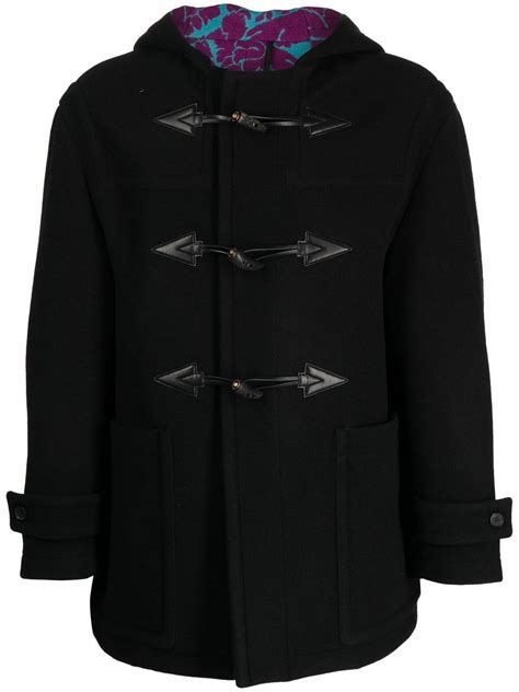 versace collection duffle coat